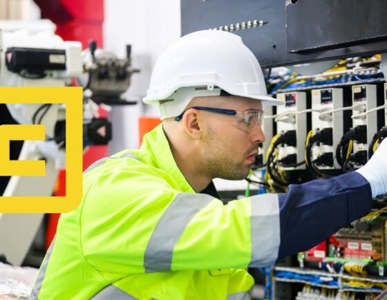 Monteur in de industrie